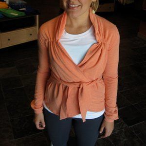 Rare Lululemon Dance Pulse Wrap Melon Jacket 4 XS